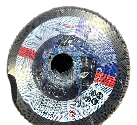Bosch flap disc for metal, 125 x 22.23 mm, P60
