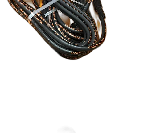 Coofix hydraulic hose, SAE 100 R1AT 1/4 in, with fittings