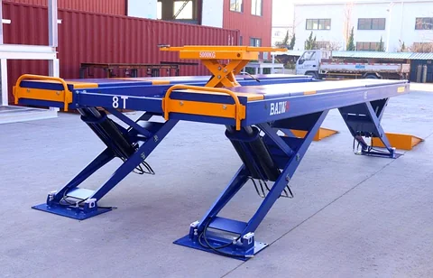 Double scissor vehicle lift, 5000 kg, in-ground or surface mount
