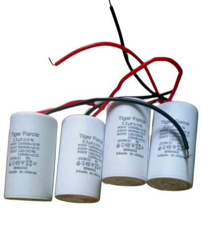 Motor run capacitor, CBB60 type, with flying leads