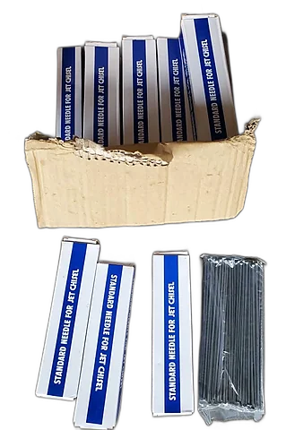 Needle scaler replacement needles, 3 x 180 mm