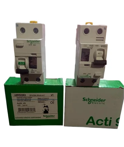 Schneider Electric Acti9 iID residual current circuit breaker, 2P 63 A 30 mA