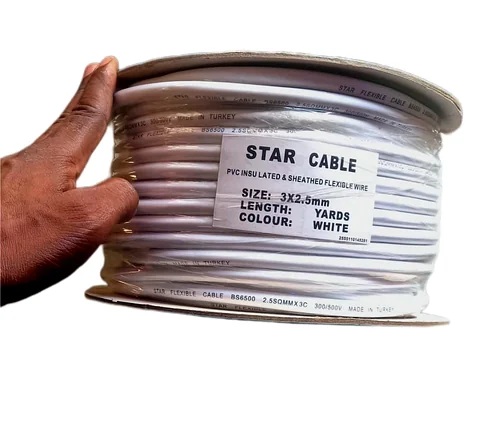 Star Cable flexible cable, 3 core 2.5 mm², BS 6500, 300/500 V