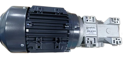 Varvel worm geared motor, three-phase IEC motor on FRT worm reducer