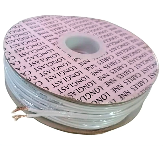 Flexible cable coils, PVC insulated and sheathed, 100 yard