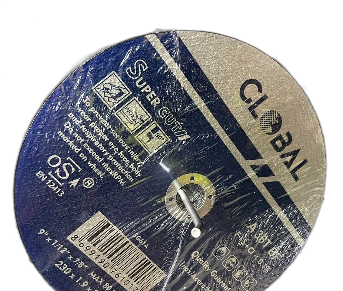Global Super Cut thin cutting disc, 230 x 1.9 x 22.23 mm