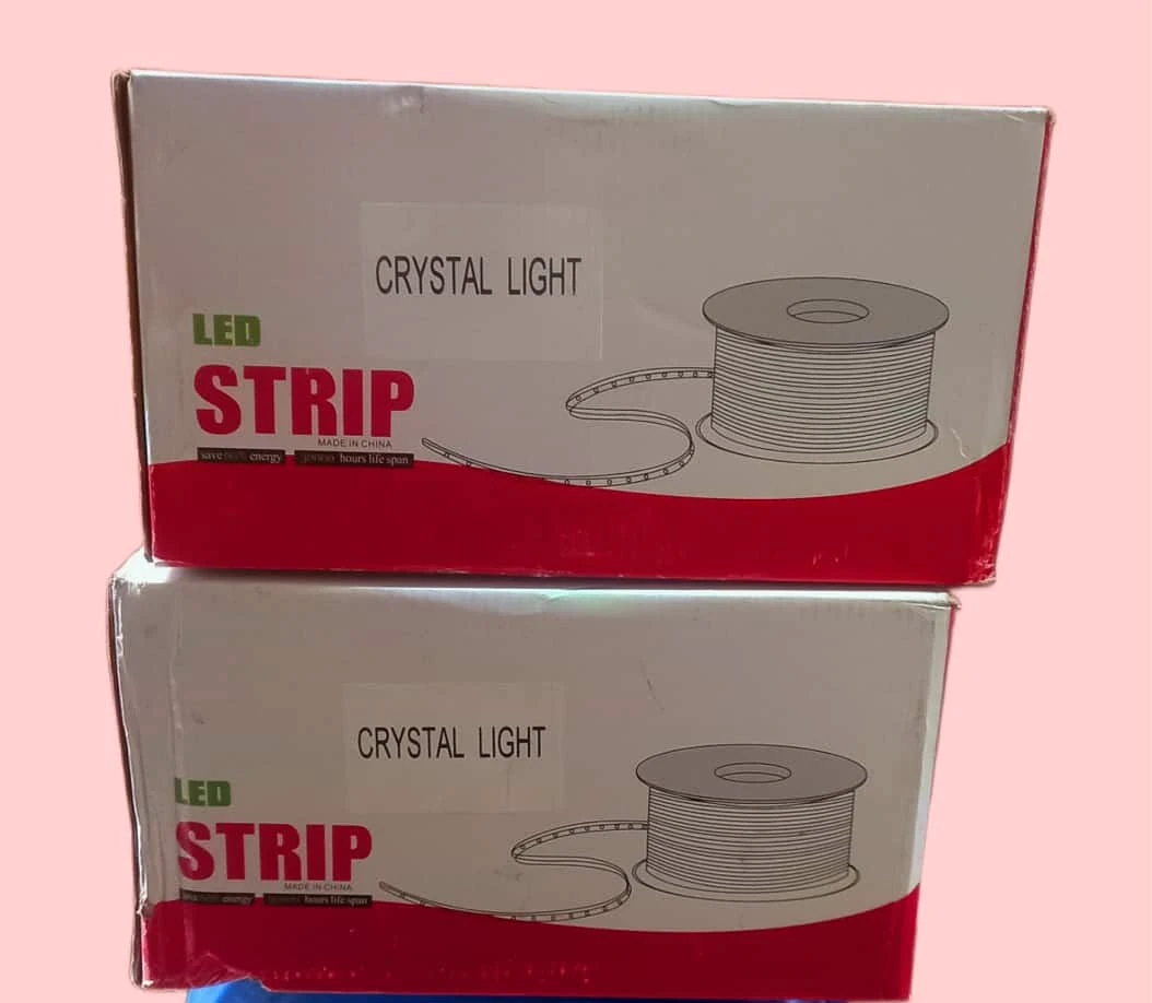 LED strip light, reel, with connectors