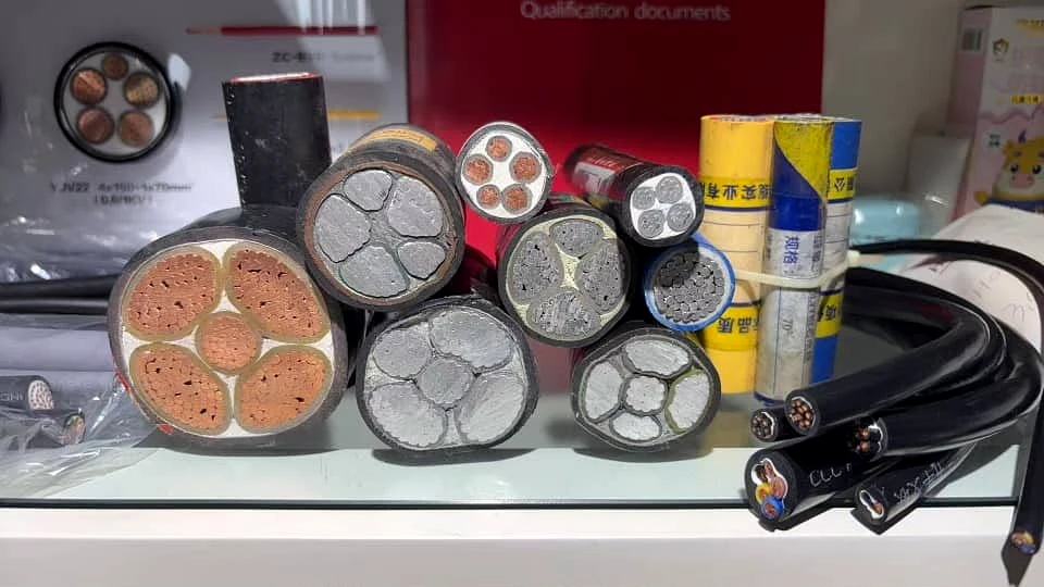 LV armoured power cable, 0.6/1 kV, XLPE insulated, PVC sheathed