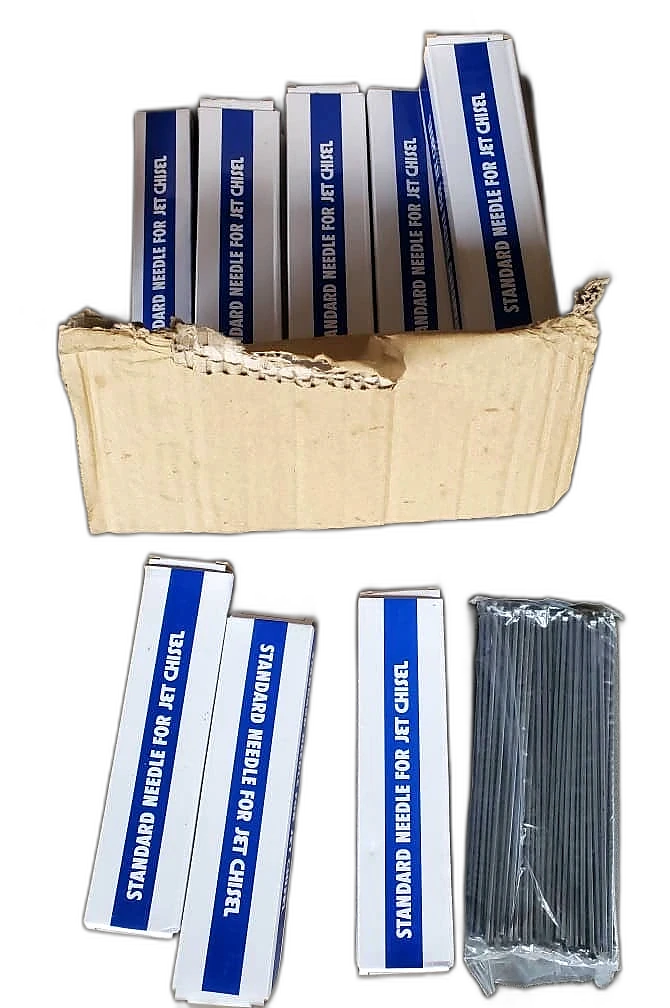 Needle scaler replacement needles, 3 x 180 mm